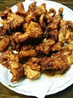 カレー風味のとり天です-レシピのメイン写真