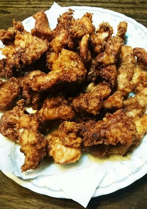 カレー風味のとり天です-レシピのメイン写真