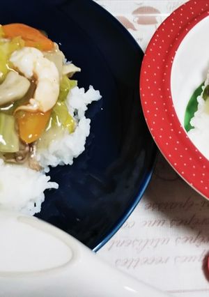 取り分けて作ろう！ベビー中華丼-レシピのメイン写真