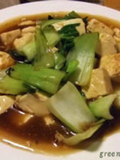 青梗菜と豆腐の中華煮-レシピのメイン写真