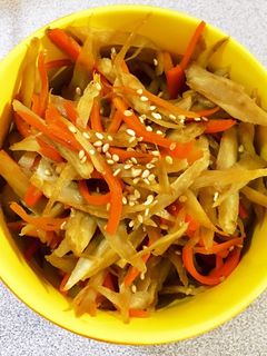 ごぼうとにんじんのきんぴら-レシピのメイン写真