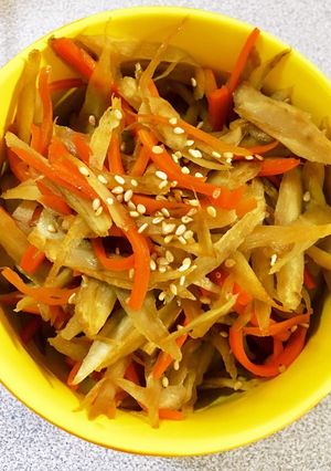 ごぼうとにんじんのきんぴら-レシピのメイン写真