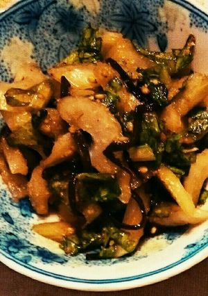 クセになる☆セロリの塩昆布和え-レシピのメイン写真