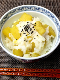 モチモチさつまいもごはん-レシピのメイン写真