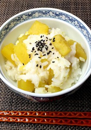 モチモチさつまいもごはん-レシピのメイン写真