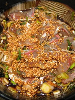 酒の肴にもあう『鯵のネギ漬け』-レシピのメイン写真