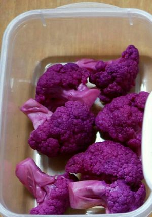 紫カリフラワーの甘酢漬け-レシピのメイン写真