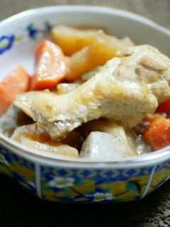 鶏手羽元と大根とこんにゃくの煮物-レシピのメイン写真