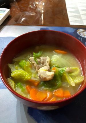 味噌味鳥野菜鍋(4人分)-レシピのメイン写真