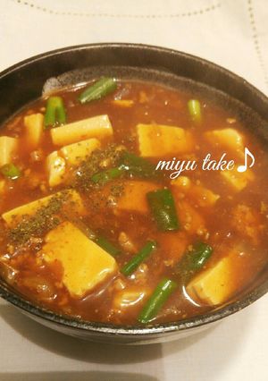 麻婆豆腐ラーメン♪-レシピのメイン写真
