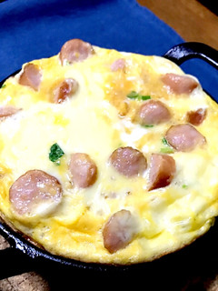 【男飯】スキレットオムレツ-レシピのメイン写真