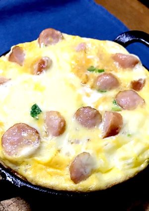 【男飯】スキレットオムレツ-レシピのメイン写真