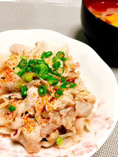 白味噌消費★豚肉の白味噌七味炒め-レシピのメイン写真
