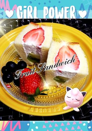 耳まで美味しい♡丸ごと苺のフルーツサンド-レシピのメイン写真