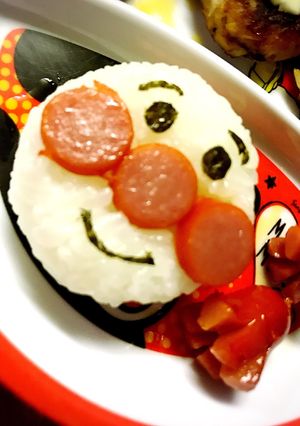 アンパンマンおにぎり-レシピのメイン写真