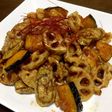 根菜と南瓜の甘辛炒め