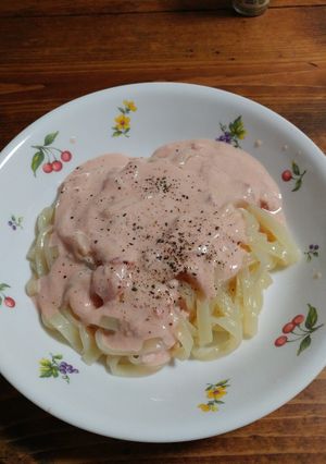 トマトクリームパスタ-レシピのメイン写真