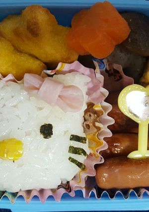 キティちゃん弁当-レシピのメイン写真