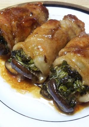 エリンギとカイワレの豚肉ロール-レシピのメイン写真