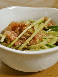 生ハムときゅうりの胡麻和え-レシピのメイン写真