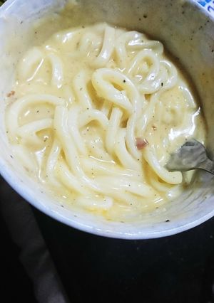 火使わない!!☆カルチーうどん☆-レシピのメイン写真