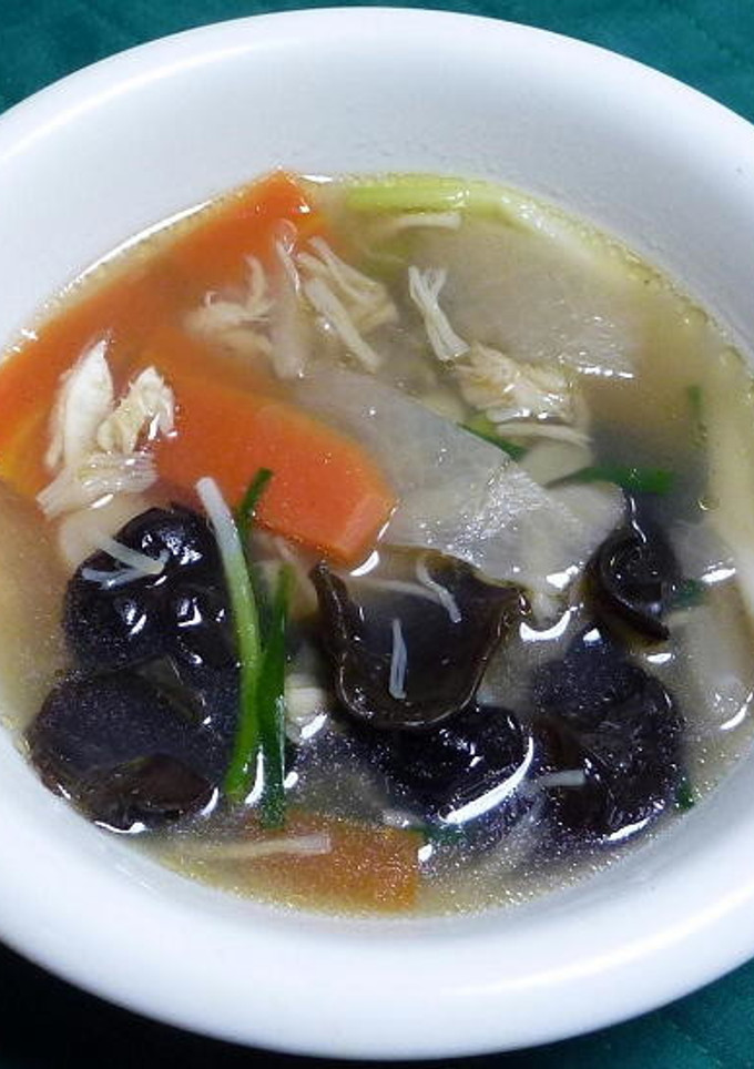 帆立貝柱と野菜の中華風スープ-レシピのメイン写真