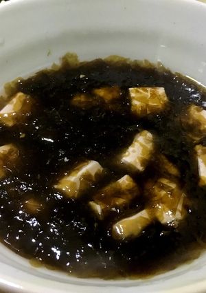 超簡単韓国家庭料理☆海苔と豆腐のスープ-レシピのメイン写真