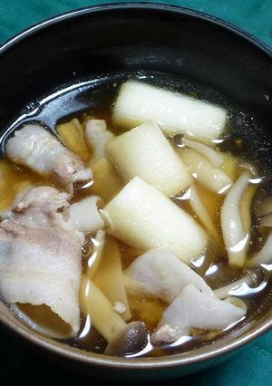 豚バラ肉と長ネギの汁-レシピのメイン写真