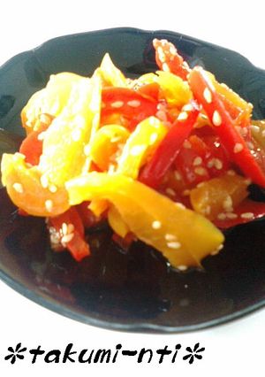 パプリカのきんぴら-レシピのメイン写真