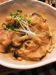 鶏肉とキノコのみぞれ煮-レシピのメイン写真