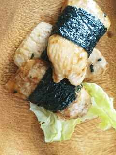 お弁当にも焼肉のたれで簡単のり巻きチキン-レシピのメイン写真