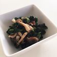 レンジでホウレン草のナムル風お浸し