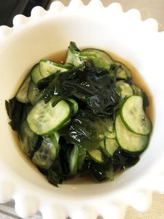 簡単☆きゅうりとわかめの酢の物-レシピのメイン写真