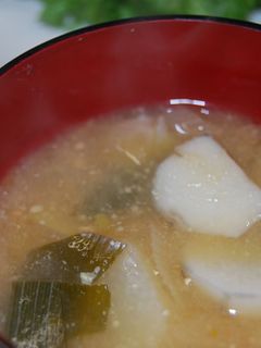 長芋と長ネギの味噌汁-レシピのメイン写真
