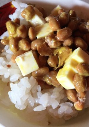 辛しがきいてる！納豆とチーズのご飯-レシピのメイン写真