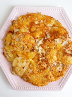れんこんのカリカリチーズ焼き-レシピのメイン写真