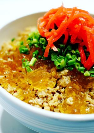 簡単30分☆化ける鶏そぼろ丼☆漫画飯-レシピのメイン写真