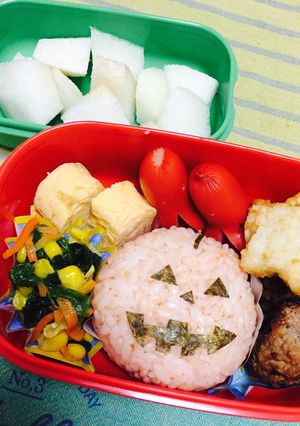 保育園弁当☆ハロウィン-レシピのメイン写真