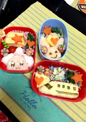 保育園弁当☆キャラクター-レシピのメイン写真