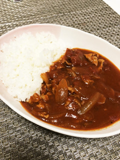 ルーがいらない!!トマト缶でハヤシライス-レシピのメイン写真