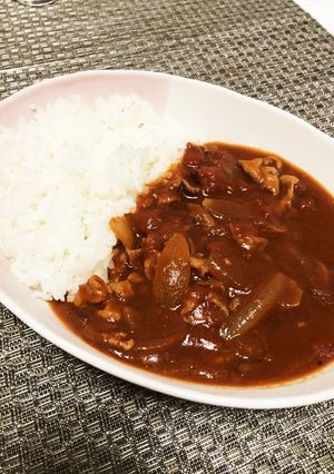 ルーがいらない！！トマト缶でハヤシライス-レシピのメイン写真