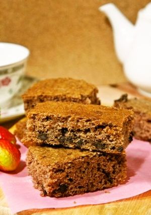 バレンタイン❤泡立不要チョコチップケーキ-レシピのメイン写真