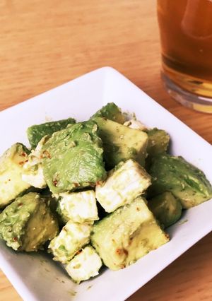 七味が光る☆アボカド＆クリチのわさび醤油-レシピのメイン写真
