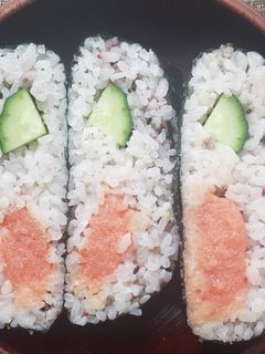免疫アップ!明太子キュウリマヨおにぎらず-レシピのメイン写真