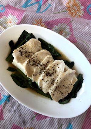 チンするだけ！鶏肉と豆腐の中華風♪-レシピのメイン写真