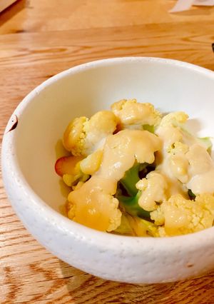 10分で副菜！カリフラワーの白味噌焼き-レシピのメイン写真