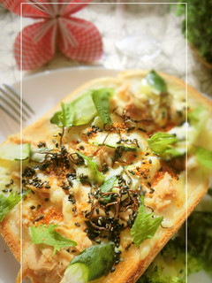 削ぎ切り胡瓜×ツナ 和トースト-レシピのメイン写真