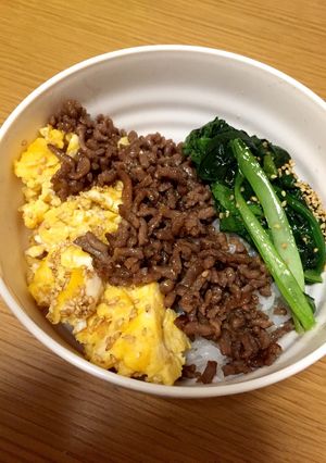 簡単おいしいそぼろ丼♡-レシピのメイン写真