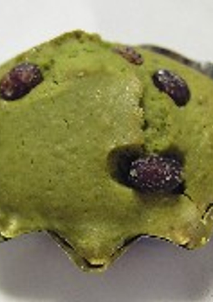 甘さ控えめ抹茶と甘納豆のマフィン（改）-レシピのメイン写真