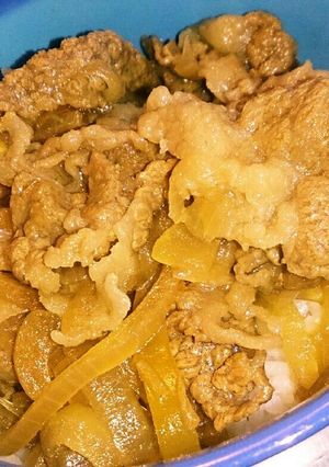 玉ねぎた～っぷり牛丼-レシピのメイン写真